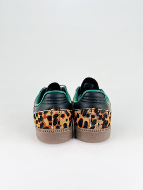 Adidas Samba OG Black Green Leopard