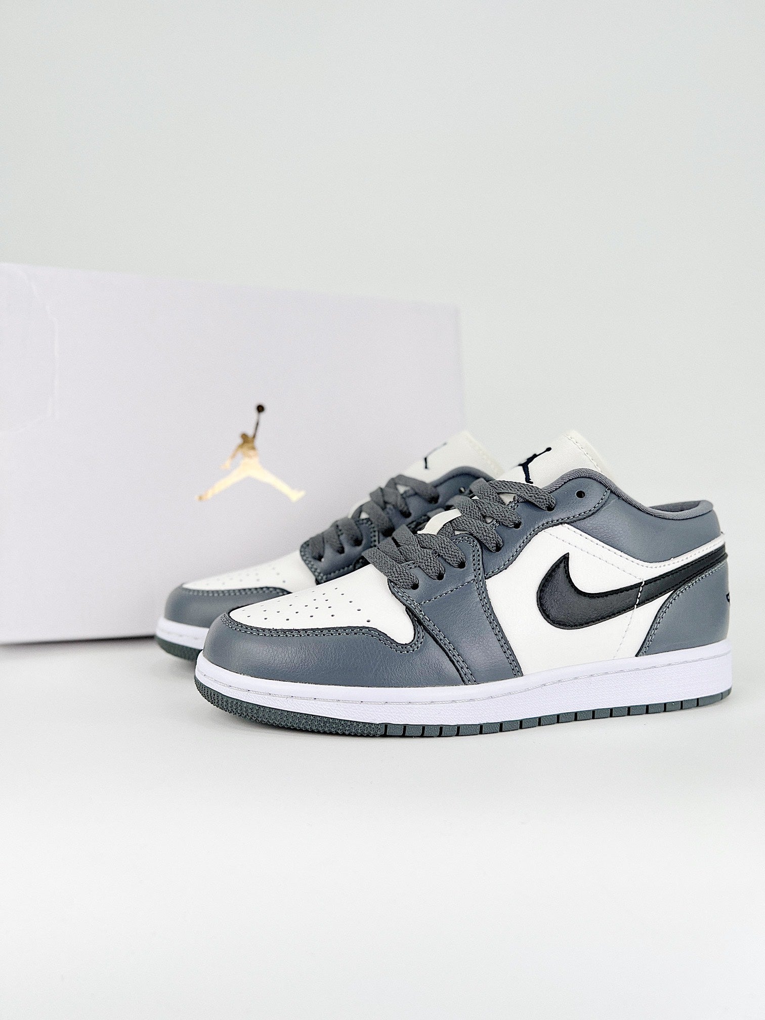 Air Jordan 1 Low Sail Dark Grey