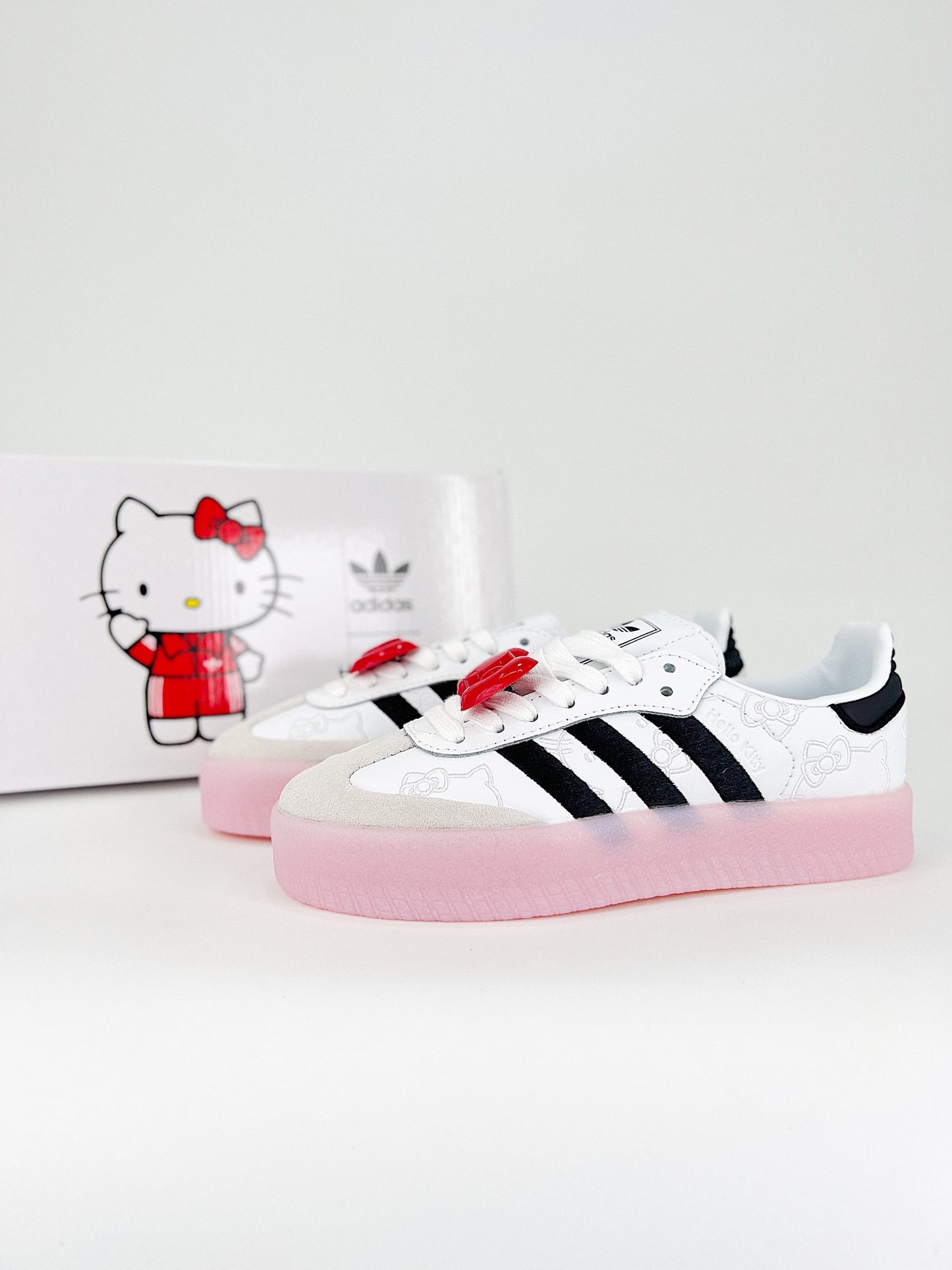 Hello Kitty x Adidas Sambae Cloud White Clear Pink