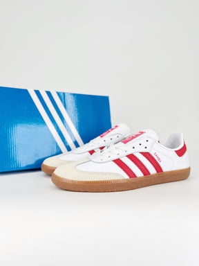 Adidas Samba Cloud White Solar Red