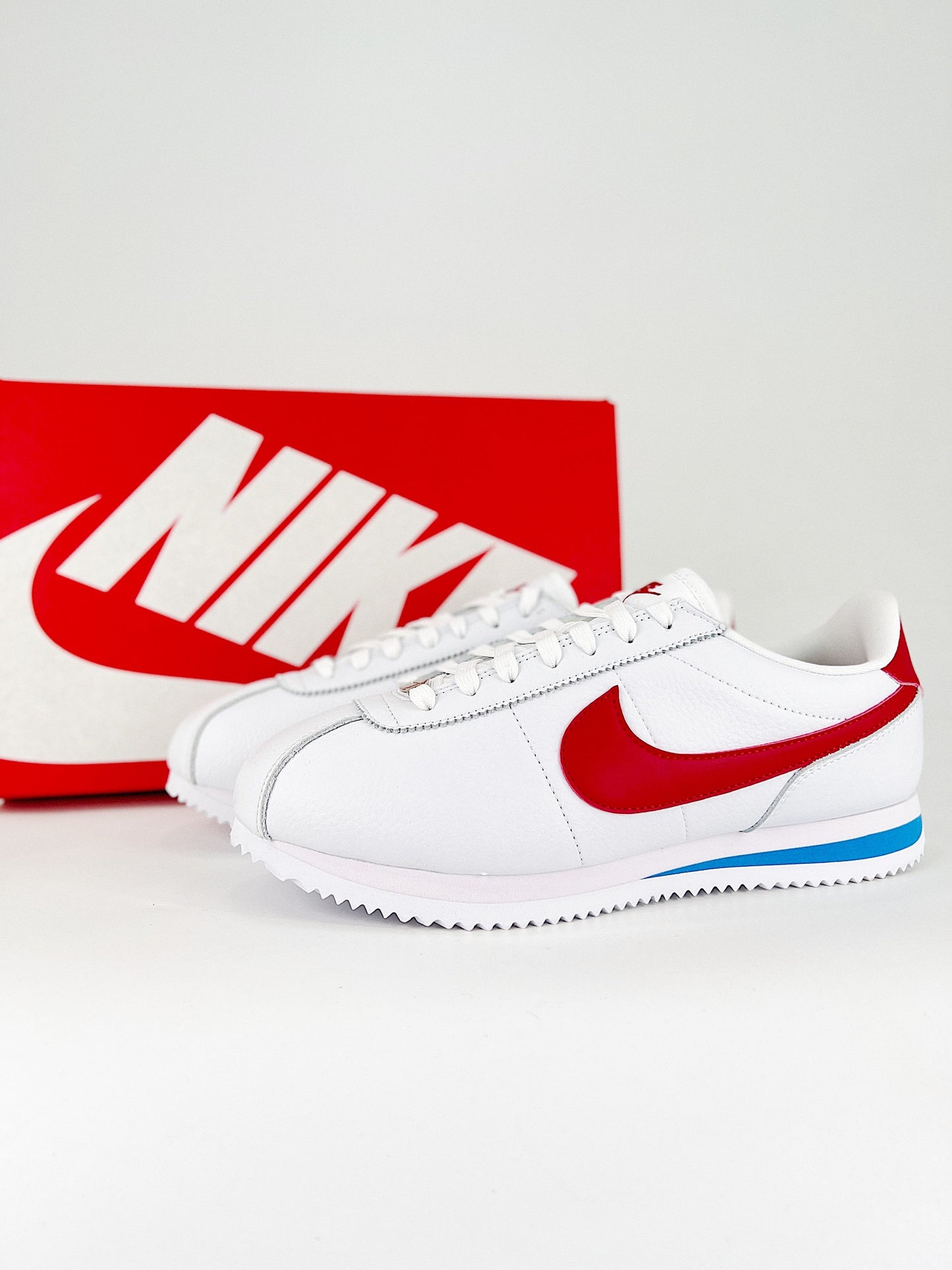 Nike Cortez White Varsity Red