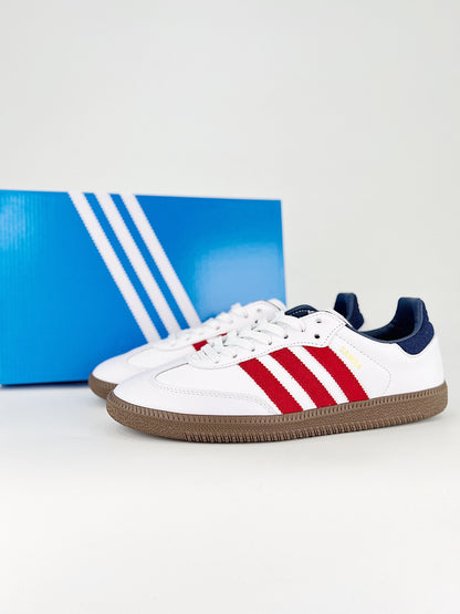 Adidas Samba OG Core White Team Victory Red Night Indigo