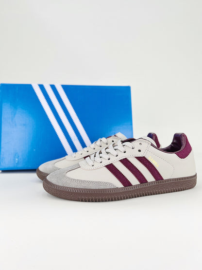 Adidas Samba OG Putty Grey Maroon