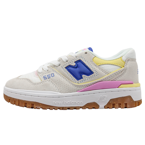 New Balance 550 Sea Salt Marine Blue Maize