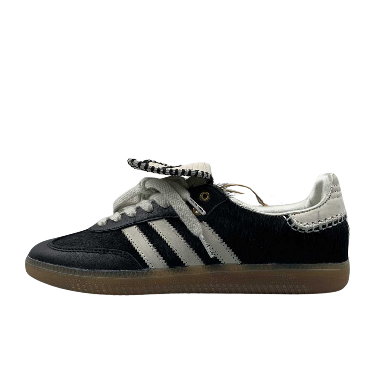Wales Bonner x Adidas Samba Low Pony Tonal Core Black