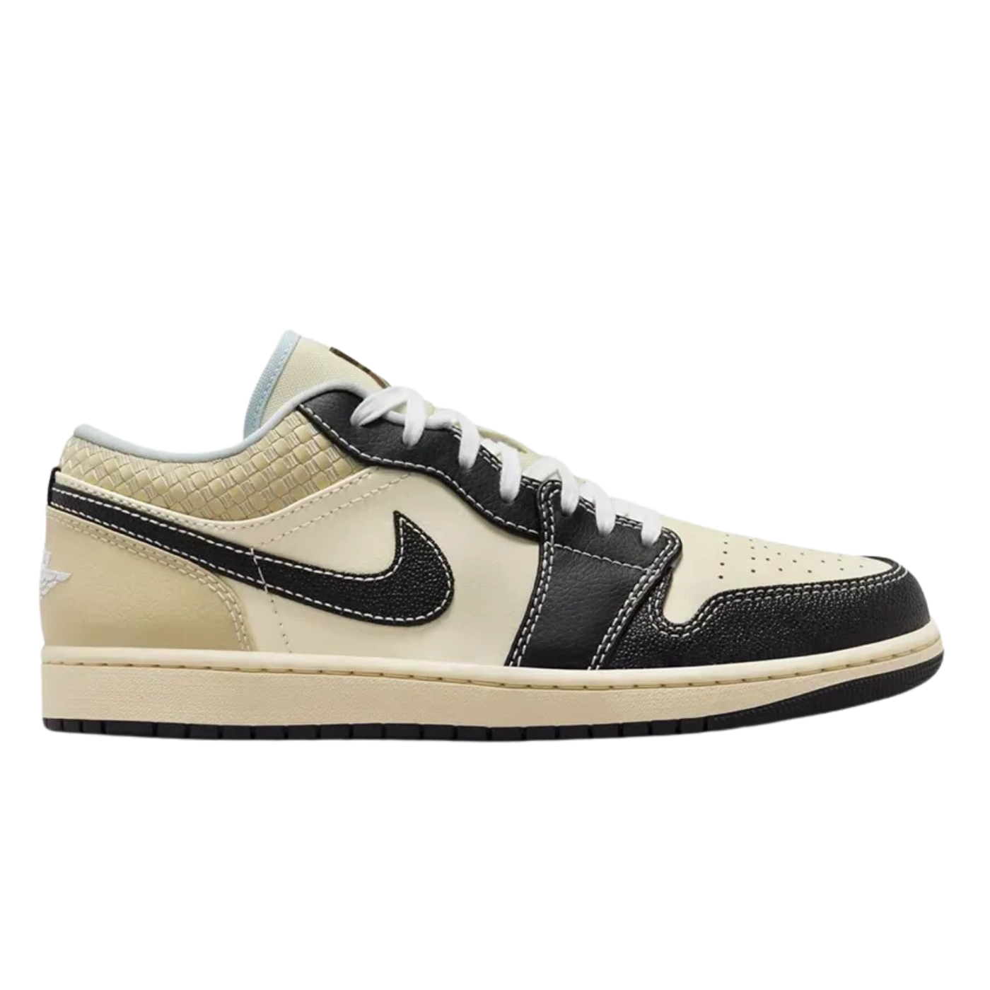 Air Jordan 1 Low SE Coconut Milk Black Muslin