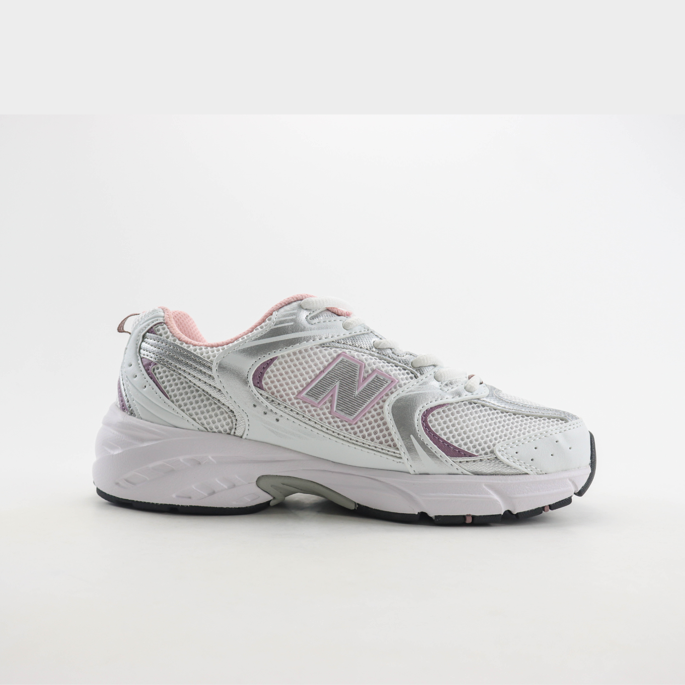 New Balance 530 White Mid Century Pink