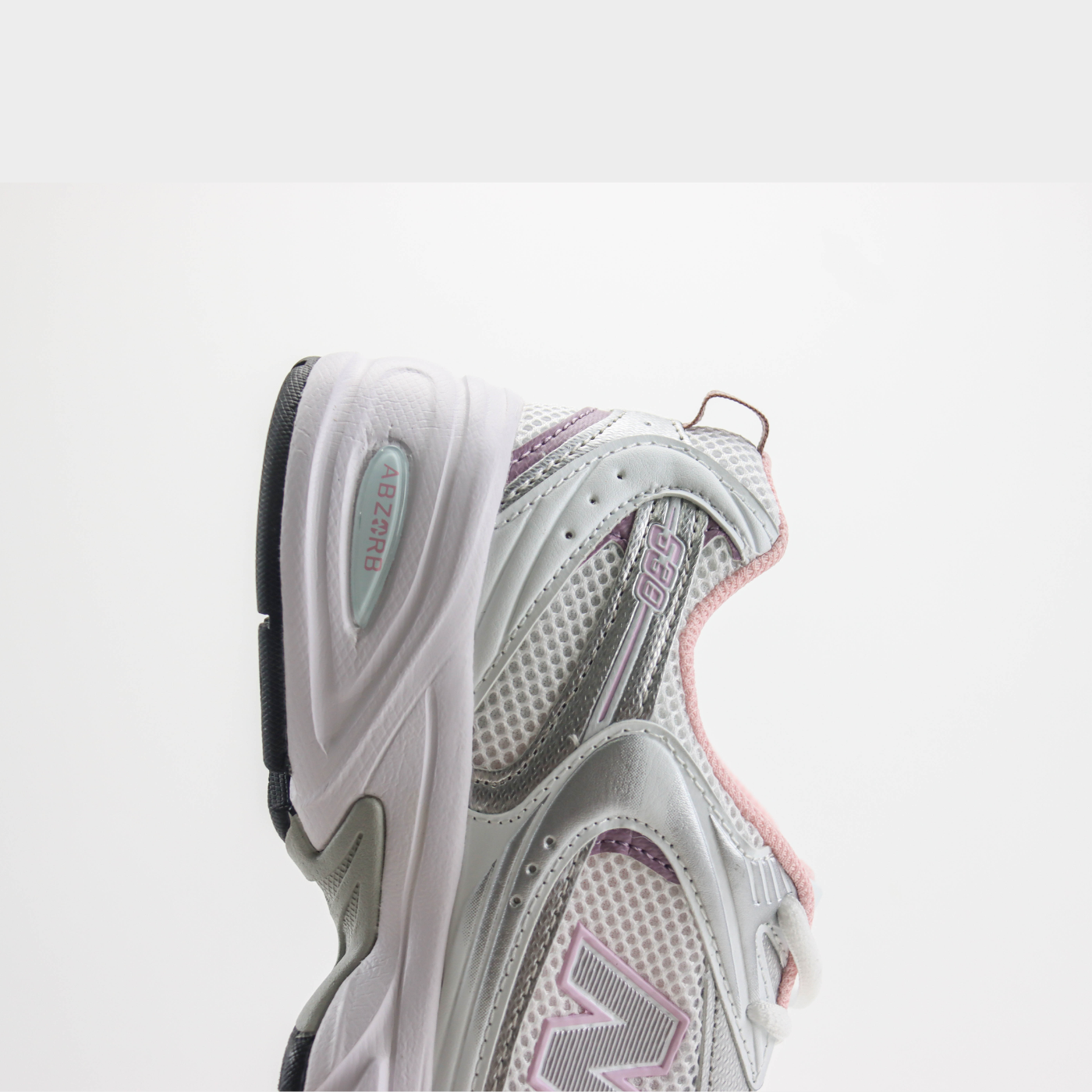 New Balance 530 White Mid Century Pink