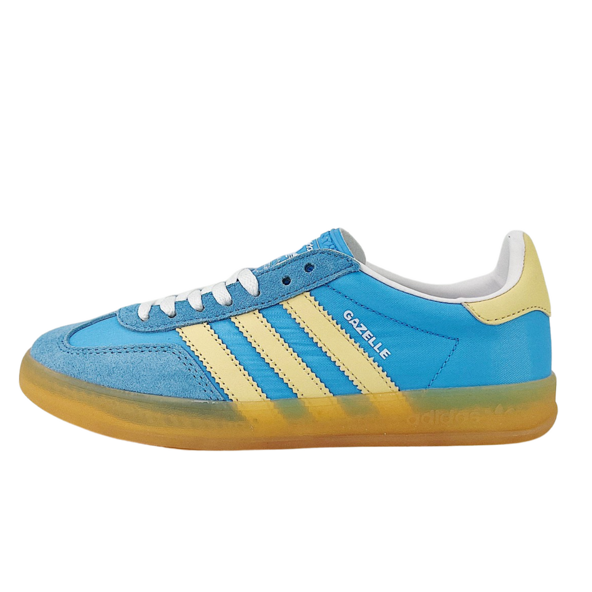 Adidas Gazelle Indoor Semi Blue Burst Almost Yellow