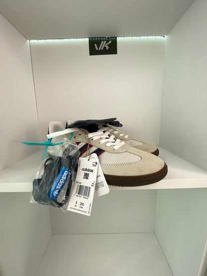 Adidas Samba OG Crystal White Dark Blue - PRONTA ENTREGA