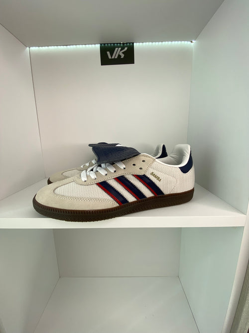 Adidas Samba OG Crystal White Dark Blue - PRONTA ENTREGA
