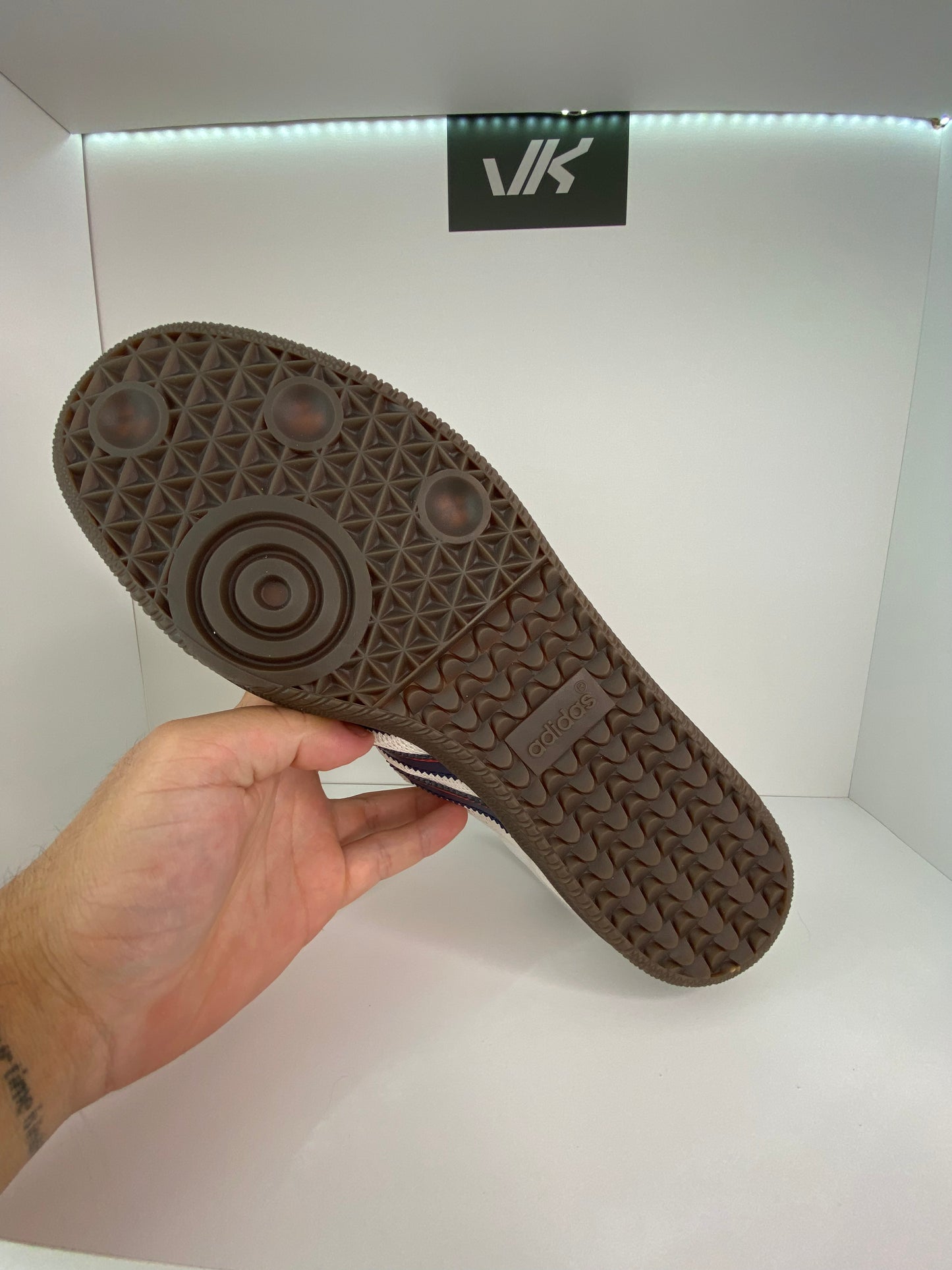 Adidas Samba OG Crystal White Dark Blue - PRONTA ENTREGA