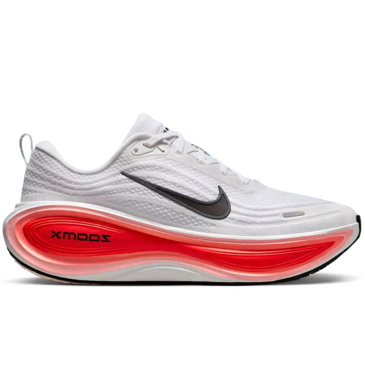 Tênis Nike Vomero Plus White Bright Crimson Metallic Silver Black