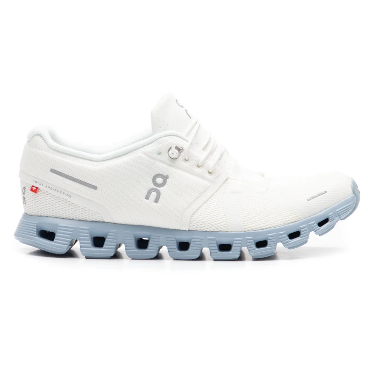 Tênis On Running Cloud 5 White Chambray - PRONTA ENTREGA