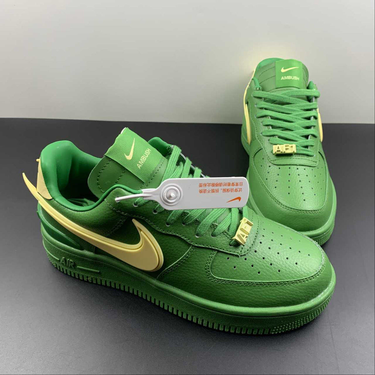 Ambush x Nike Air Force 1 Low Pine Green and Citron
