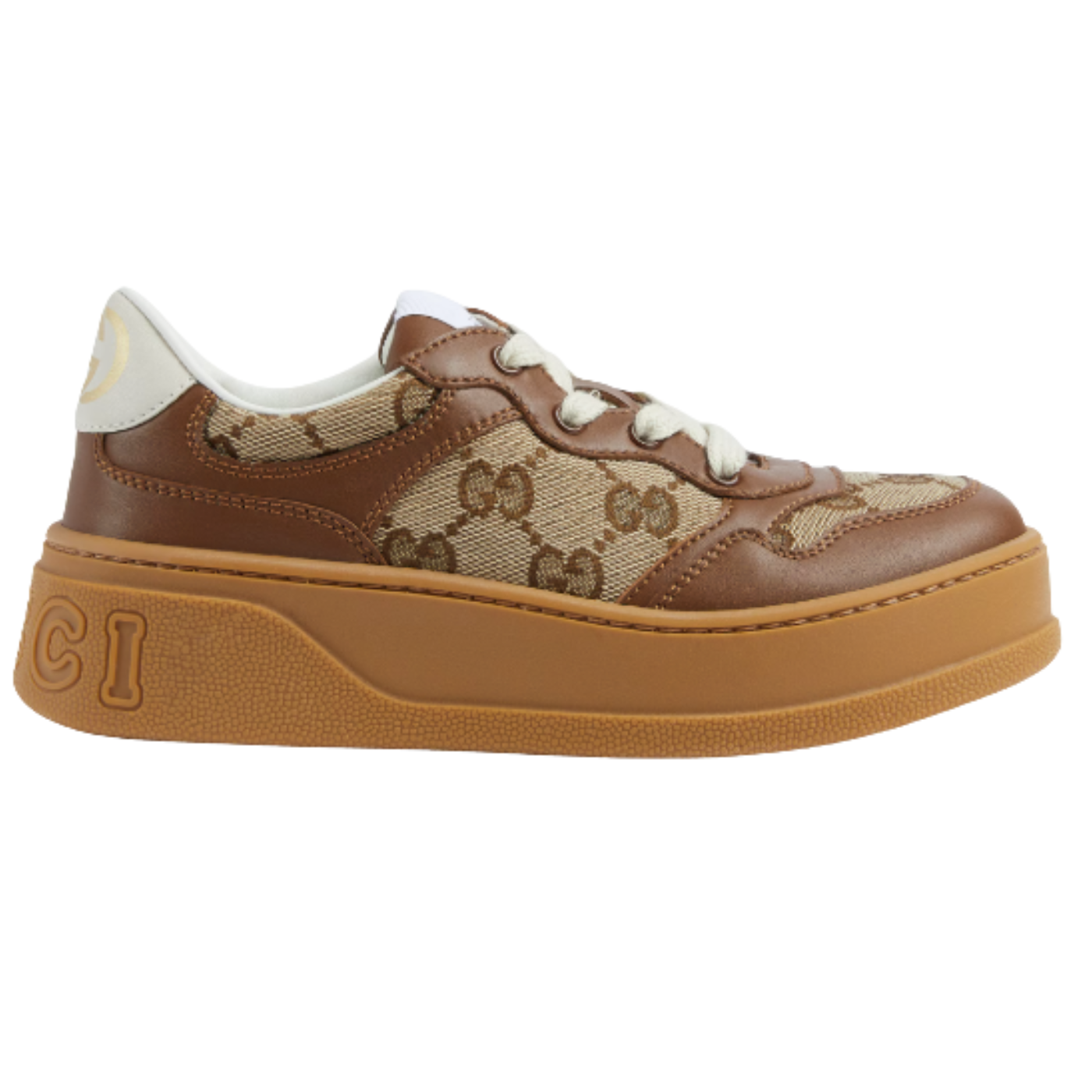 Tênis Gucci GG Sneaker Beige Ebony