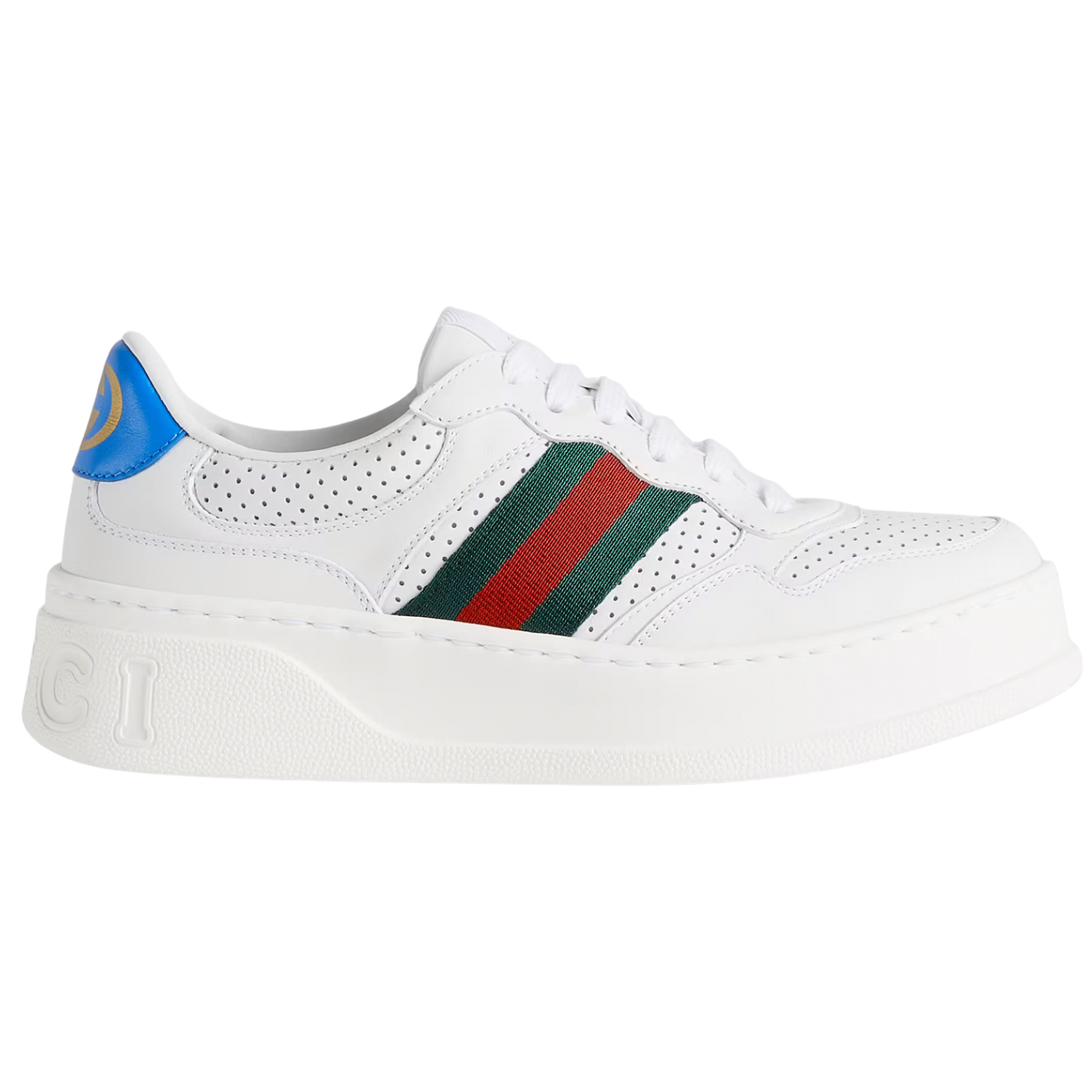 Tênis Gucci GG Sneaker White Blue